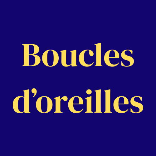 Boucles d'oreilles