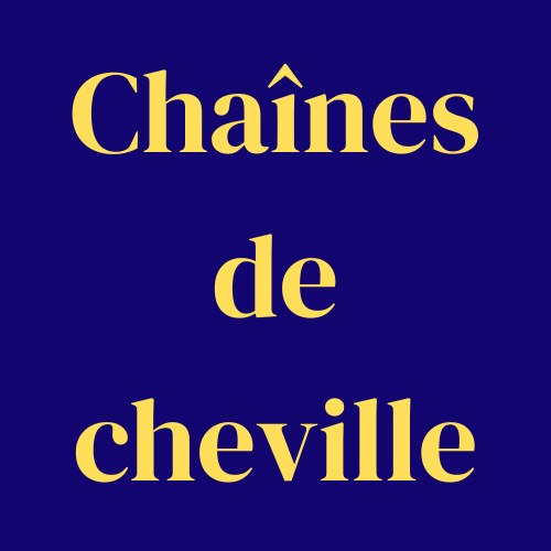 Chaînes de cheville