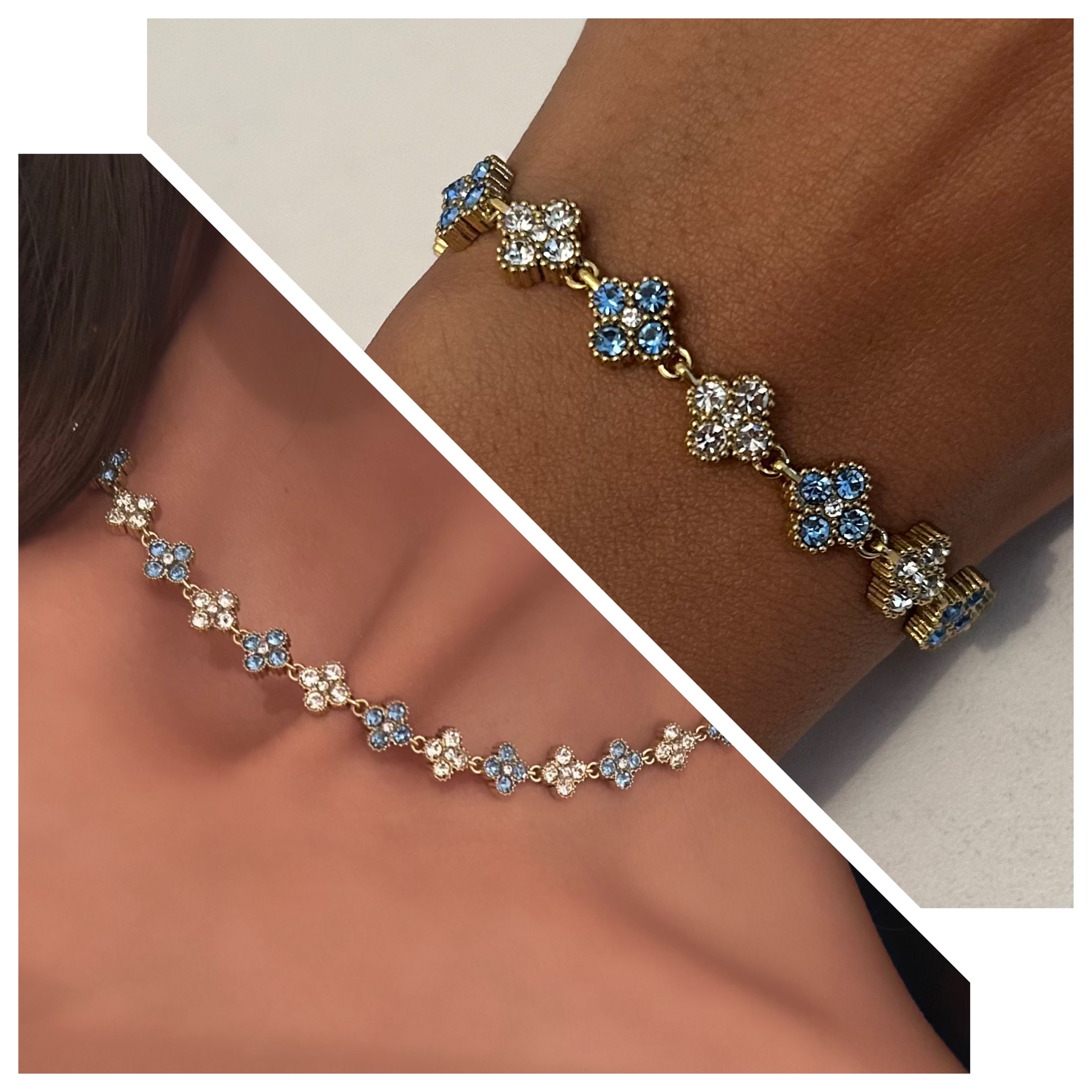 Collier + bracelet Almina