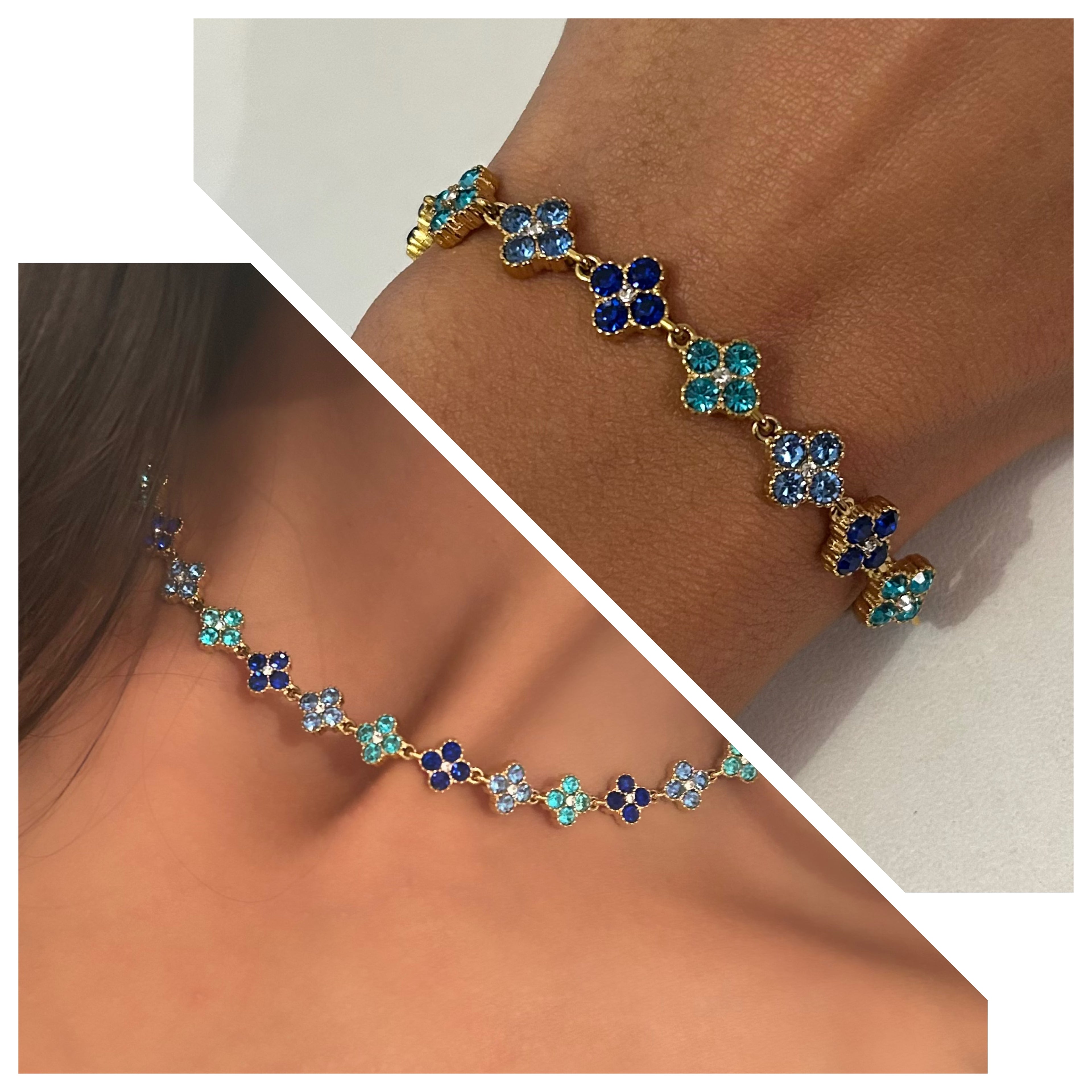 Collier + bracelet Almina
