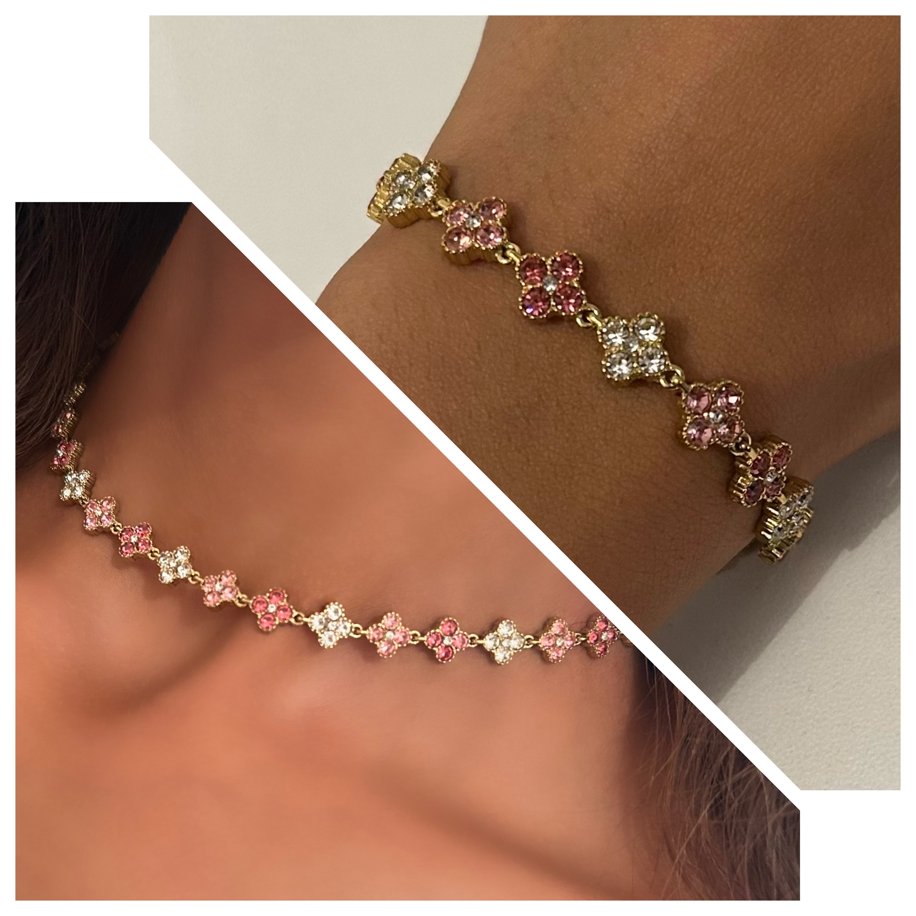Collier + bracelet Almina