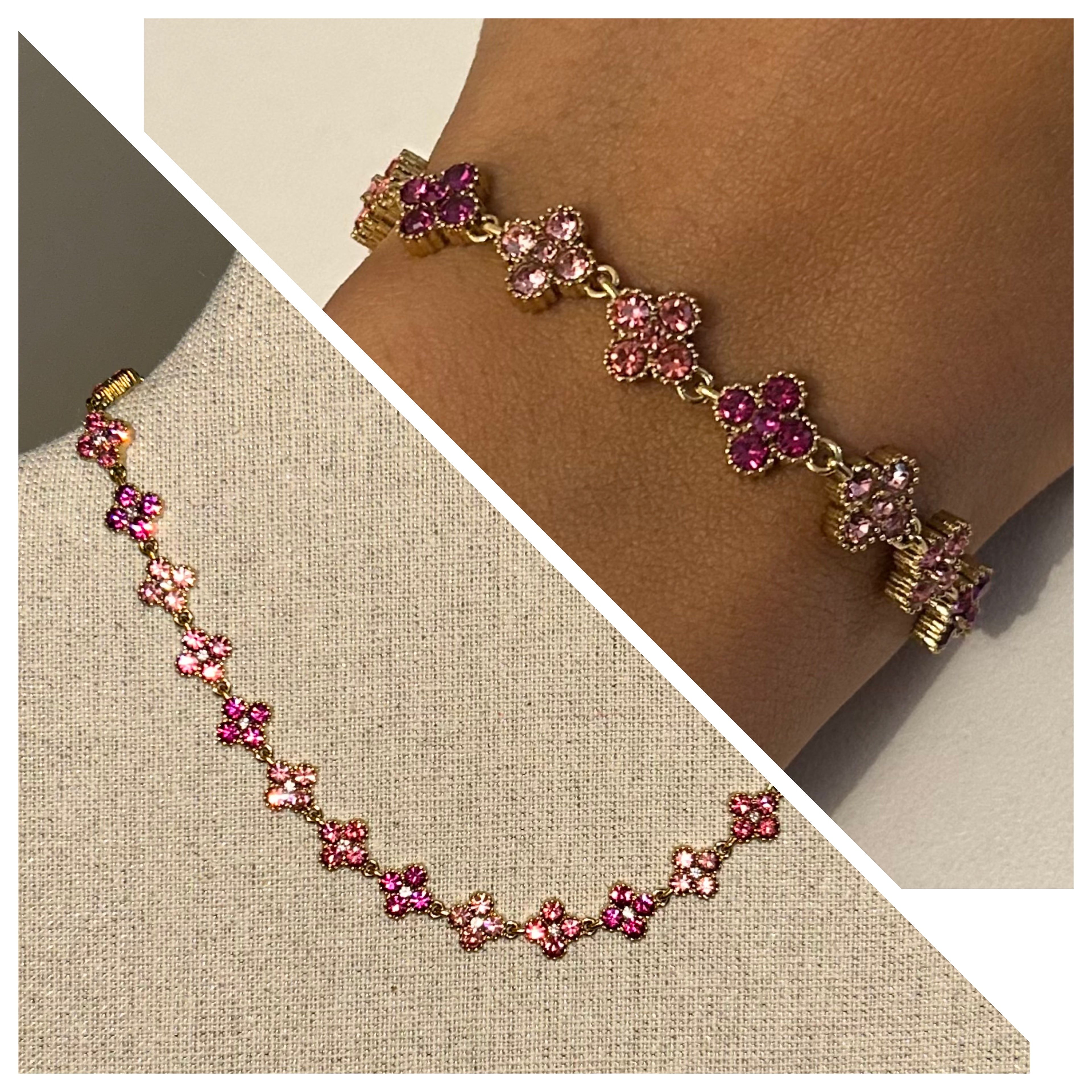 Collier + bracelet Almina