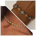 Collier + bracelet Almina